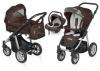 Carucior multifunctional 3 in 1 lupo comfort 10 brown - bbsbdlupoc10sd