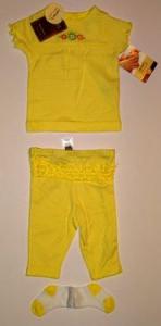 Costumas galben pentru fetite - 12693