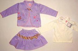 Set haine primavara/toamna pentru fetite OHM&EMMY - 3-6, 6-9 LUNI - 10419'