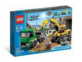 Transportor de excavator din seria LEGO CITY - JDL4203