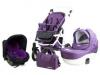 Carucior pentru copii 3 in 1 amber purple-white -