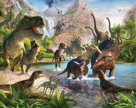 Tapet Copii Walltastic - Lumea Dinozaurilor (Dinosaur Land) - GFK024