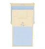 Set lenjerie pat cu broderie JERSEY 60/120 Blue - BTN201346