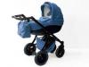 Carucior pentru copii 3 in 1 amber blue-black -