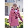 Paltonas clasic de iarna pentru fetite pink doll -