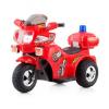Motocicleta electrica Chipolino Police rosie pentru baieti- HUBELM0120001P