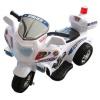 Motocicleta electrica pentru baieti chipolino police alba -