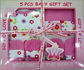 Set cadou nou-nascut WONDER CHILD - 5 PIESE - 0-6 LUNI - 10596