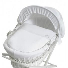 Cos bebe White Waffle White Basket - BBKMLS-WHITEWAFFLEWHIBA