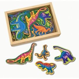 Dinozauri din lemn cu magneti - OKEMD0476