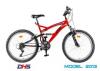 Bicicleta dhs 2442-18v -model 2013-rosu-negru -
