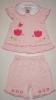 Costum roz pentru bebeluse - 9306