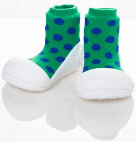 Pantofi baietei Polka Dot Green M - ATPAD02-GREEN-M