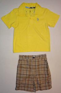 Set haine copii - 2 piese  - US POLO ASSN - 1, 2, 3 ANI  - 9187