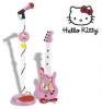 Set chitara si microfon hello kitty pentru fetite -