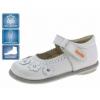 Pantofi albi de piele pentru fetite - EKD2125901