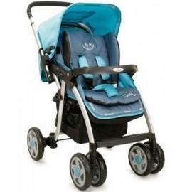 Carucior cu maner reversibil Jolly - Bleu - NCD4322