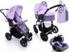 Carucior multifunctional 3 in 1  diamond purple pink