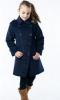 Palton de fetite casual pentru sezonul rece bleu