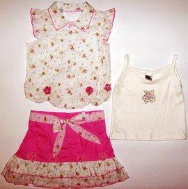 Set haine copii -  de vara LAURA ASHLEY (3 piese) - 4 ANI - 3345