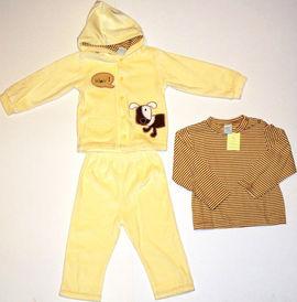 Set hainute galbene pentru copii- 14084A