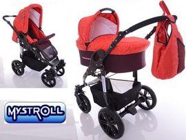 Carucior multifunctional 2 in 1  Diamond Purple Red - BBC1011