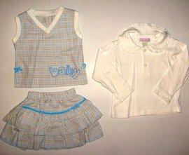 Set haine copii - fetite (3 piese) OHM & EMMY - 24 LUNI - 7914A