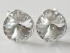 Cercei argint 925 cu swarovski&reg; elements rivoli 10mm crystal clear