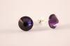 Cercei argint 925 cu swarovski&reg; elements xilion 7mm purple velvet