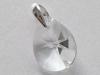 Pandantiv Argint 925 cu SWAROVSKI&reg; ELEMENTS MiniPear 12mm Crystal Clear