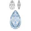 Set argint 925 cu swarovski&reg; elements pear 22/22mm blue shade