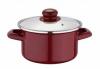 Oala de email cu capac 1,5 L Blaumann 1209 Burgundy line