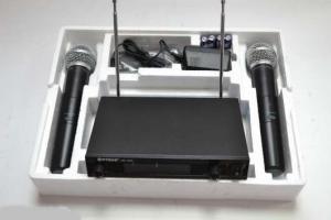 Set microfoane profesionale fara fir WVNGR  WG-2009