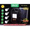 Kit panou solar pentru iluminare cu lanterna,4 becuri,radioFM,Mp3 GD8025