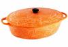 Cratita ovala cu capac din ceramica Vabene VB-6020050