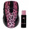 Mouse optic wireless g-cube g4l-70pf lux leopard roz