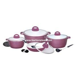 Set 13 piese oale ceramica Barton Steel BS 6713