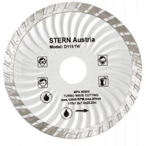 Disc diamantat turbo pentru polizor unghiular Stern D115TW