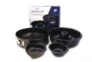 Set 4 tavite pentru prajituri Bohmann BH-6446