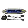 Barca canoe challenger 2 intex 68306 cu pompa si vasle