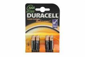 DURACELL 4 baterii alkaline AAA