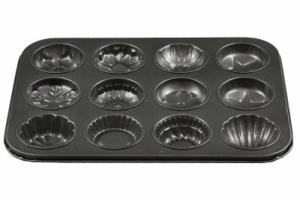 Tava pentru prajiturele sau briose, 12 forme diferite