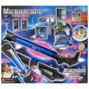 Set microscop si telescop de copii