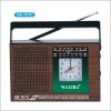 Radio portabil cu ceas waxiba xb781c, am, fm, tv