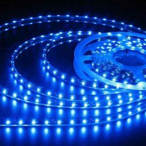 4.8W/M Banda LED flexibila, SMD2835, 12V DC, 60LED-uri/M, albastru, 5m, nerezistenta la apa
