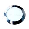 Vt-607ch 6w panou led slim-chrome alb cald 3000k rotund cod v-tac6334