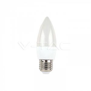 VT-1821 5.5W BEC LED LUMANARE ALB CRISTAL 6400K E27 Cod V-TAC43441