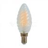 Vt-1928 4w bec led filament lumnare alb natural 4000k e14 cod