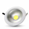 30W Spot LED COB Incastrabil Reflecteur Corp Alb - 4500K