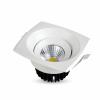 8w spot led incastrabil cob patrat- corp alb 4200k